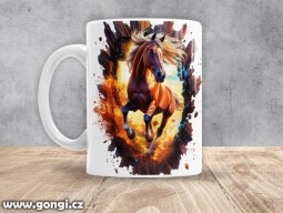 Hrnek - 0388 - Kůň v běhu 08